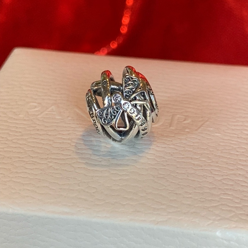 RETIRED Pandora Dreamy Dragonfly Charm